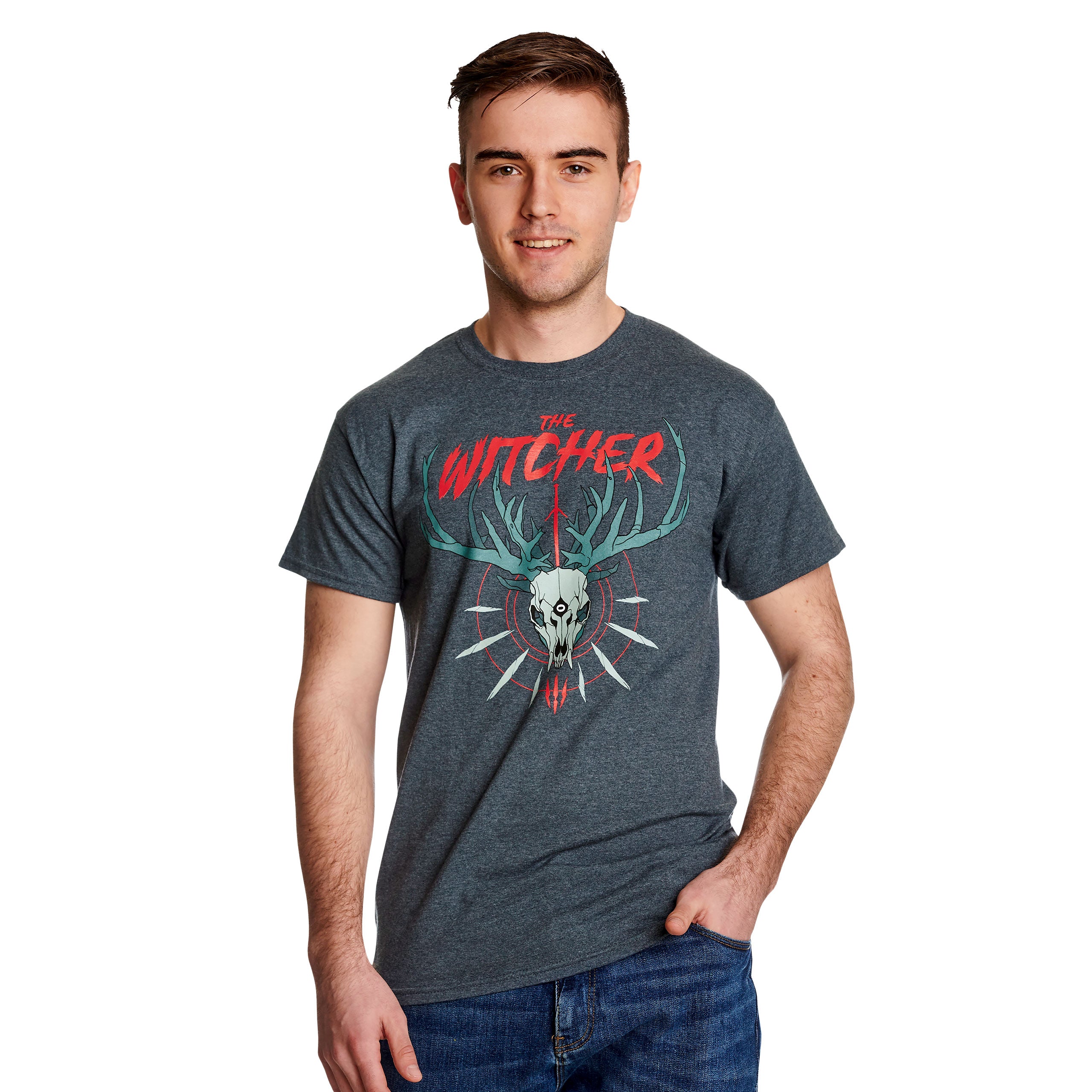 Productafbeelding Witcher - Trophy Hunter T-Shirt grijs