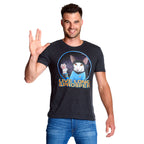 Productafbeelding Star Trek - Cat Spock Live Long and Prosper T-shirt grijs