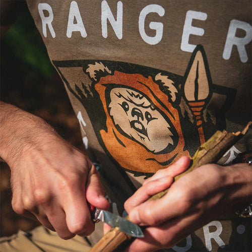 Productafbeelding Star Wars - Ewok Park Ranger Olijf T-Shirt