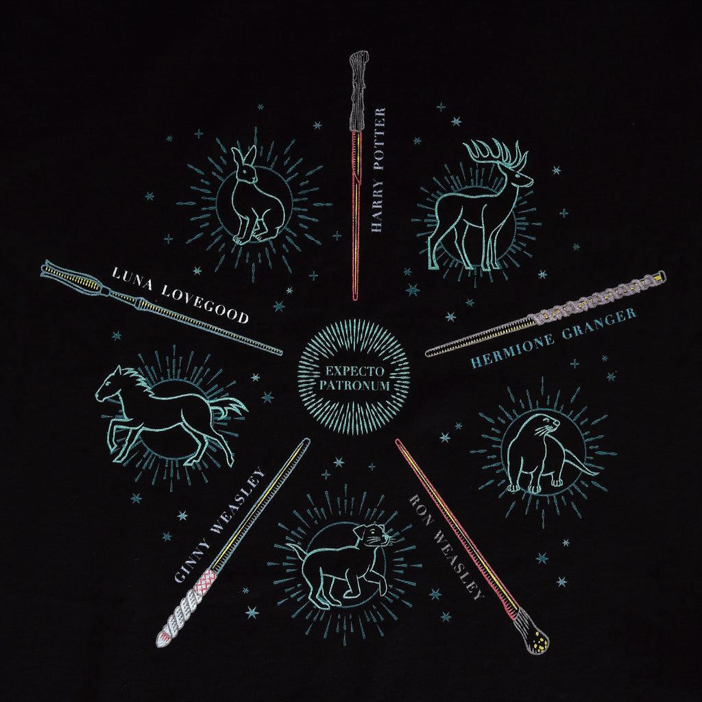 Productafbeelding Harry Potter - Patronus Vrienden Dames T-shirt Zwart