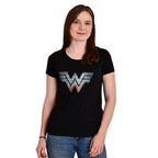 Productafbeelding Wonder Woman - 1984 Logo Dames T-Shirt Zwart