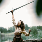 Productafbeelding Geralt van Rivia Stalen Zwaard Replica met Schede voor Witcher Fans