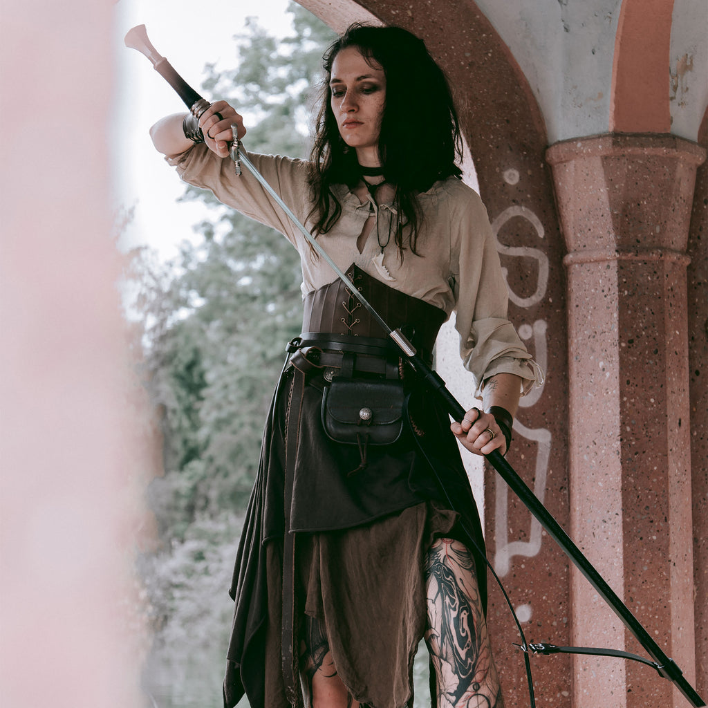 Productafbeelding Geralt van Rivia Stalen Zwaard Replica met Schede voor Witcher Fans