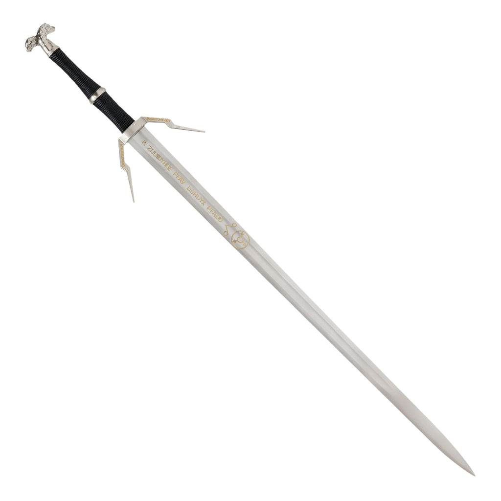 Productafbeelding Geralt van Rivia Zilveren Zwaard Replica met Schede voor Witcher Fans