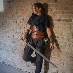 Productafbeelding Geralt van Rivia Zilveren Zwaard Replica met Schede voor Witcher Fans