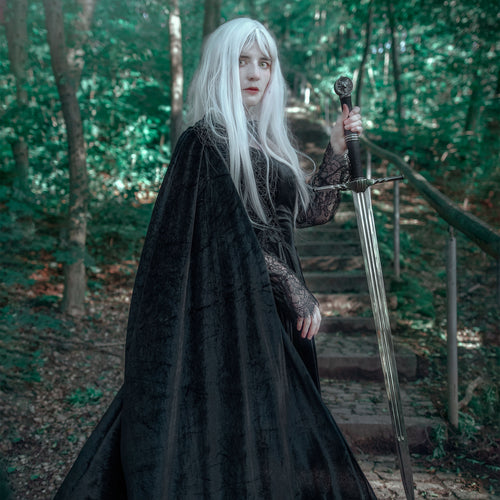 Productafbeelding Geralt van Rivia Tweehandig Zwaard Replica met Schede voor Witcher Fans