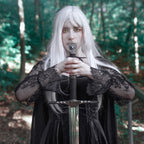 Productafbeelding Geralt van Rivia Tweehandig Zwaard Replica met Schede voor Witcher Fans