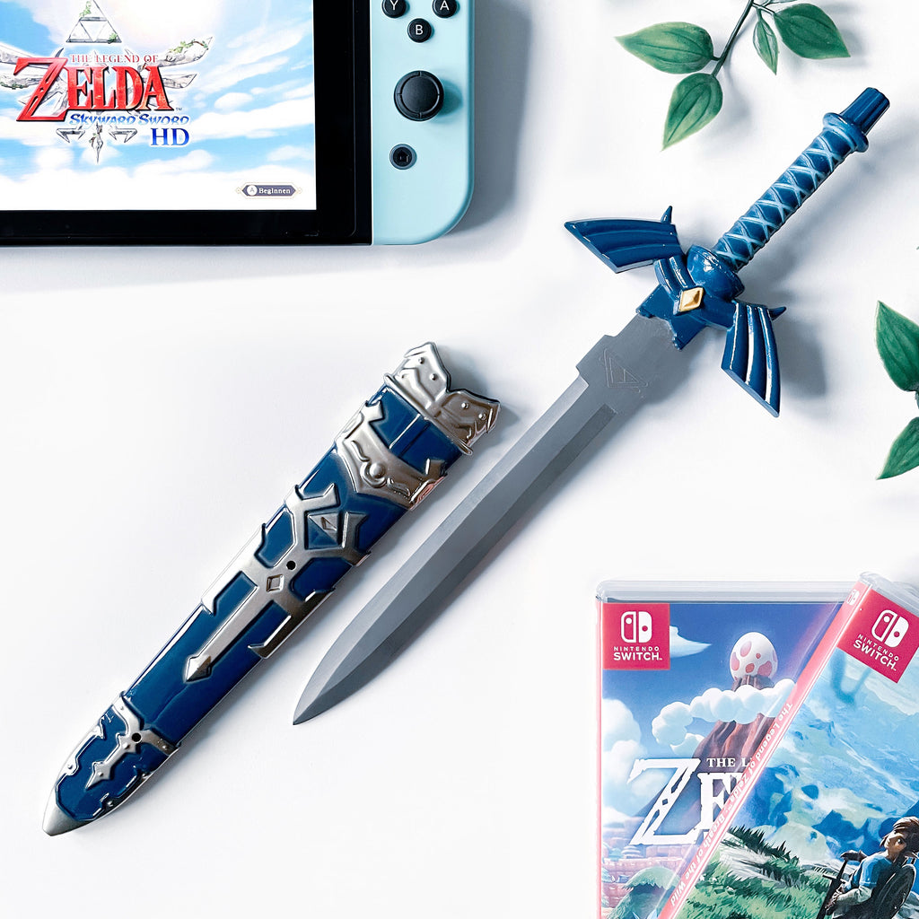 Productafbeelding Master Sword Miniatuur Replica met Schede voor Zelda Fans