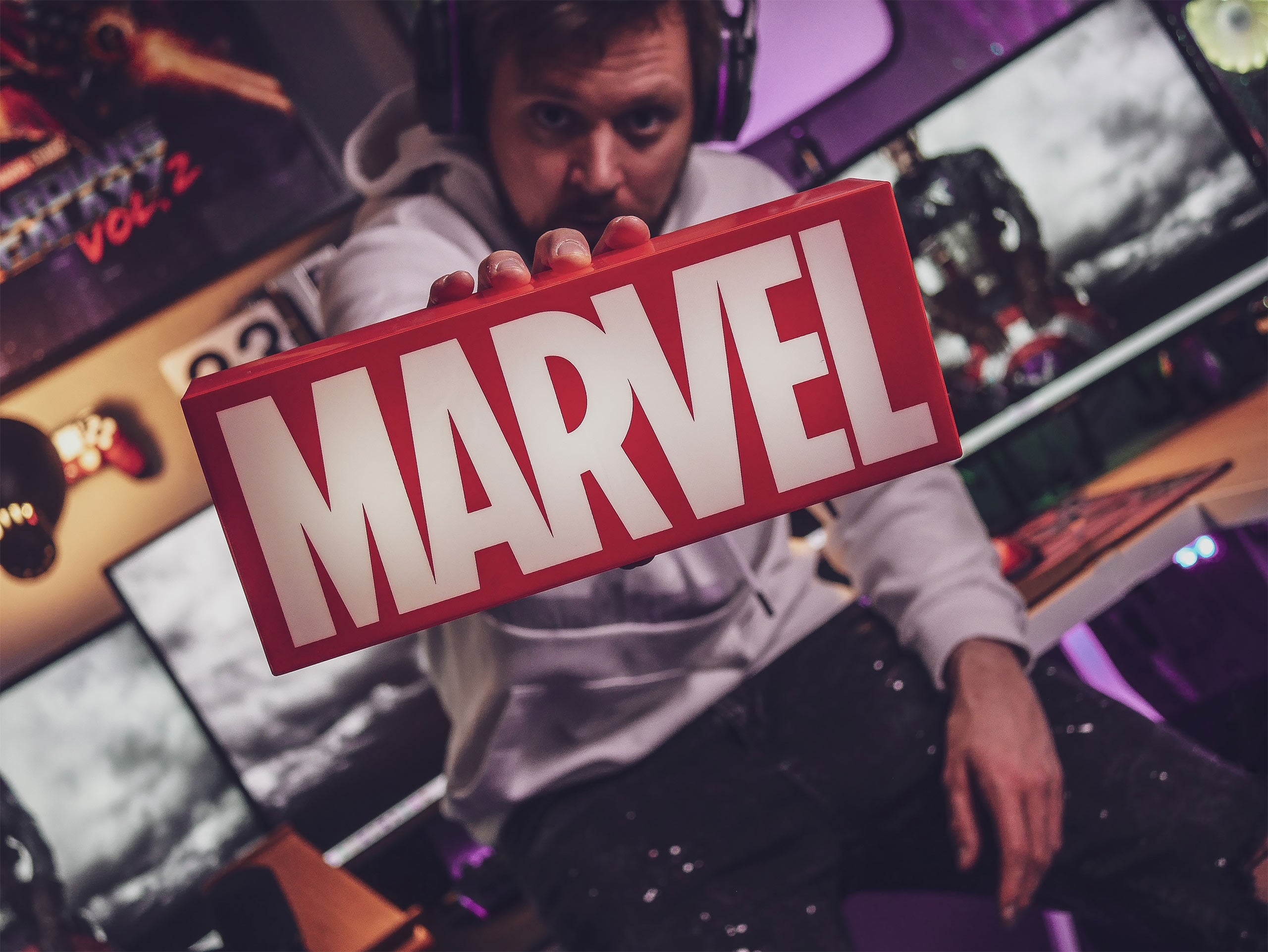 Productafbeelding Marvel - Logo Lamp