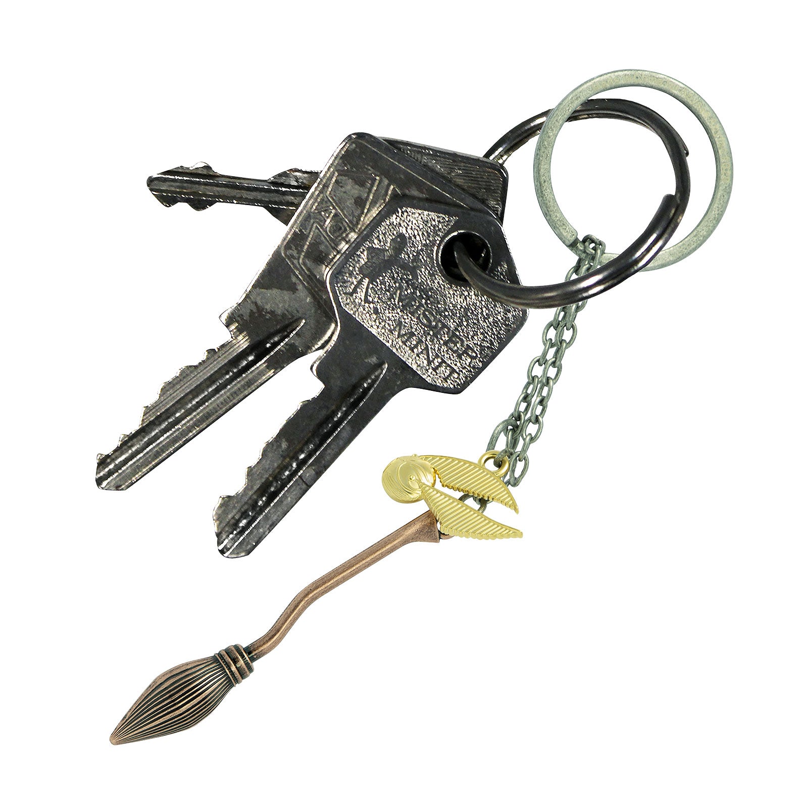 Productafbeelding Harry Potter - Nimbus & Gouden Snaai Sleutelhanger