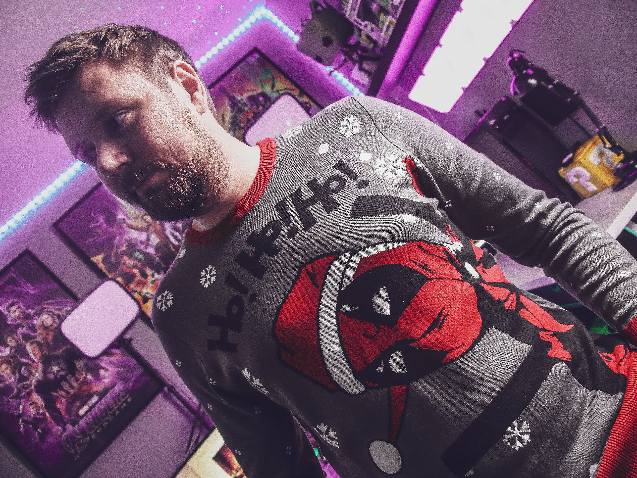Productafbeelding Deadpool - Ho! Ho! Ho! Gebreide trui