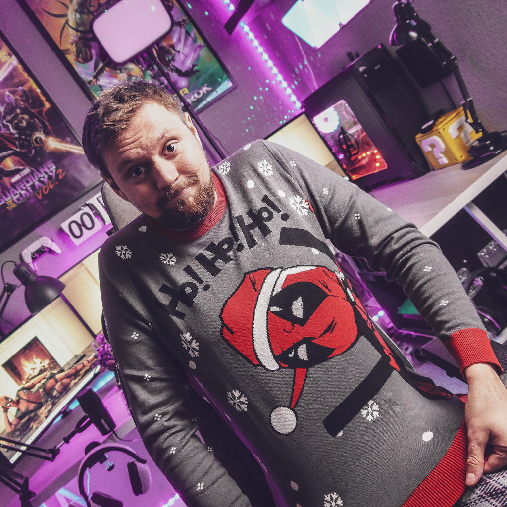 Productafbeelding Deadpool - Ho! Ho! Ho! Gebreide trui