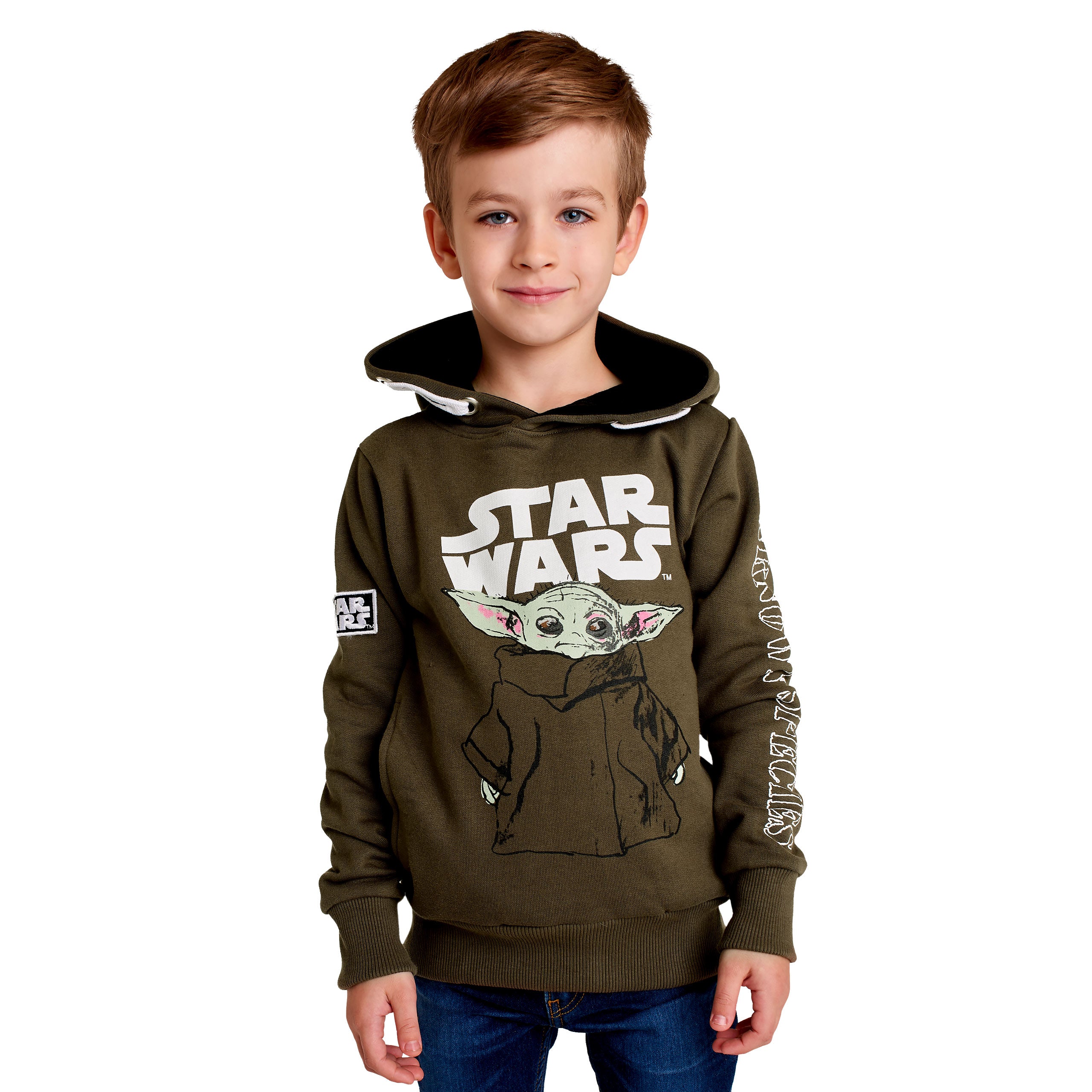 Productafbeelding Grogu Kinder Hoodie Groen - Star Wars The Mandalorian