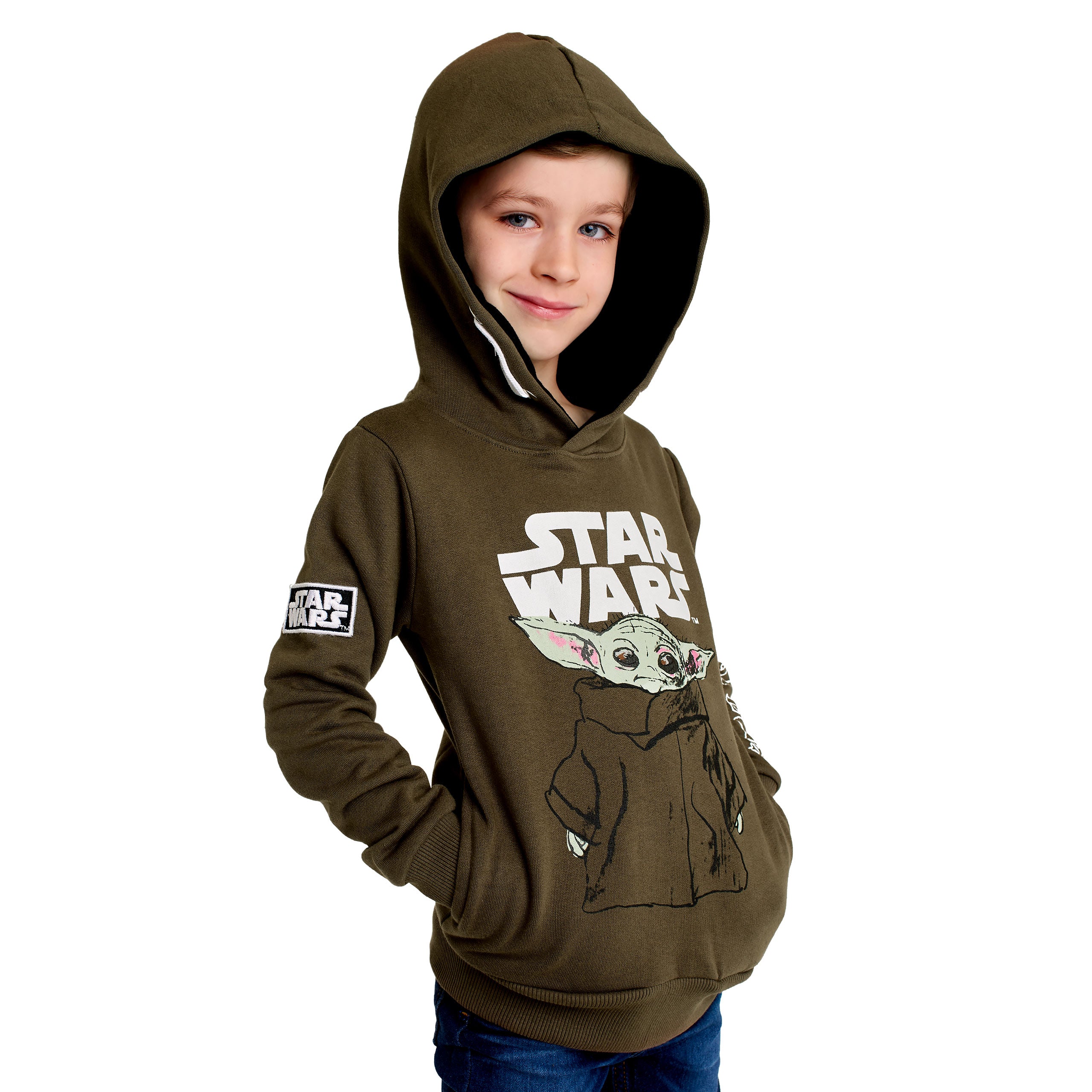 Productafbeelding Grogu Kinder Hoodie Groen - Star Wars The Mandalorian