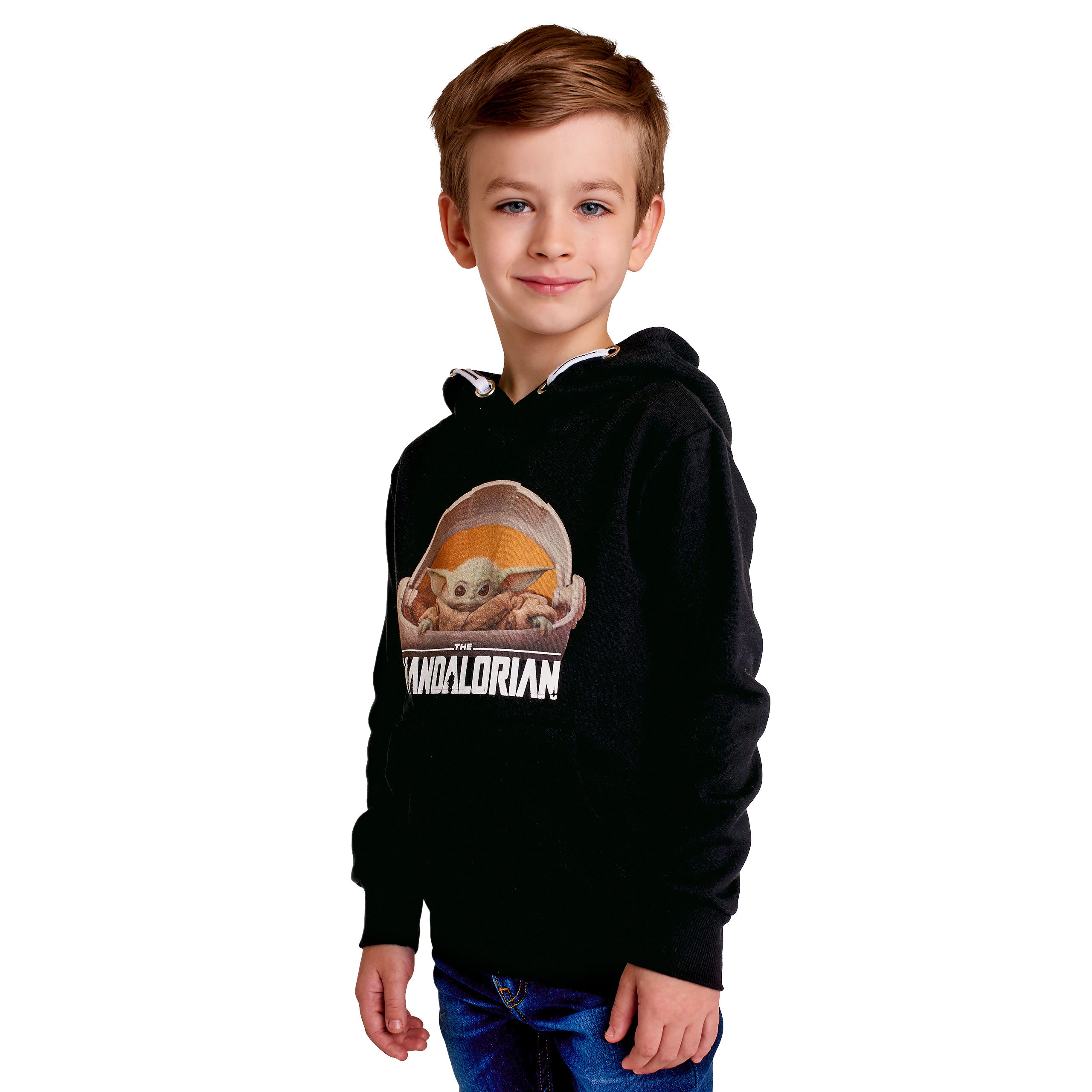 Productafbeelding The Child Kinder Hoodie zwart - Star Wars The Mandalorian