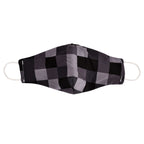 Productafbeelding Pixel gezichtsmasker voor Minecraft fans grijs