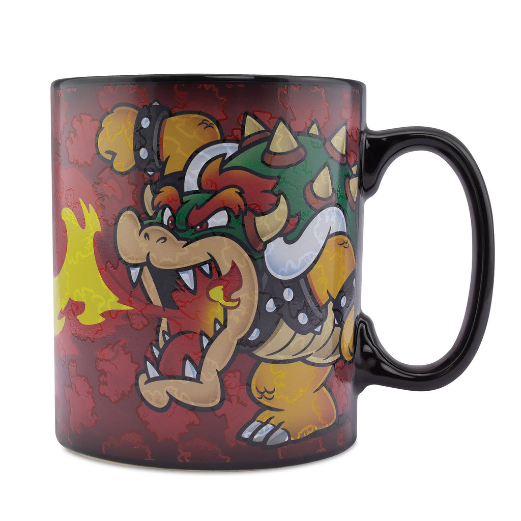 Productafbeelding Super Mario - Bowser Thermoeffect Beker