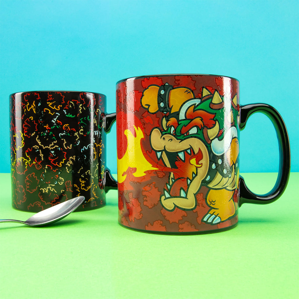 Productafbeelding Super Mario - Bowser Thermoeffect Beker