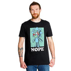 Productafbeelding Rick en Morty - Nope T-Shirt zwart