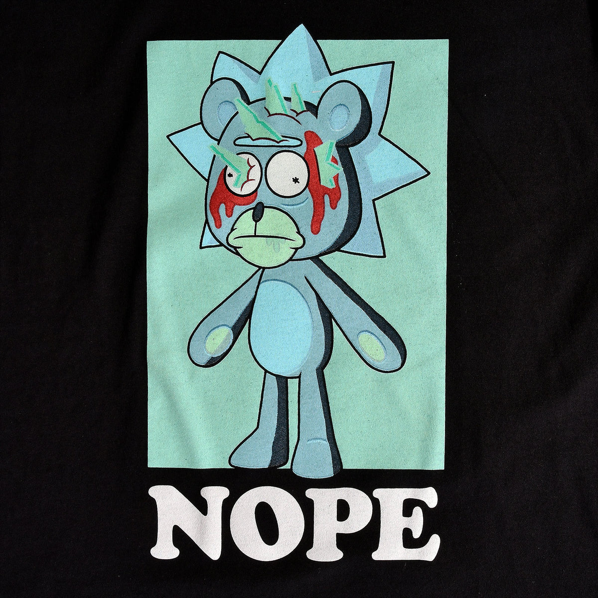 Productafbeelding Rick en Morty - Nope T-Shirt zwart