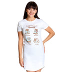 Productafbeelding Pusheen - Gids voor ontspannen Longshirt Dames wit