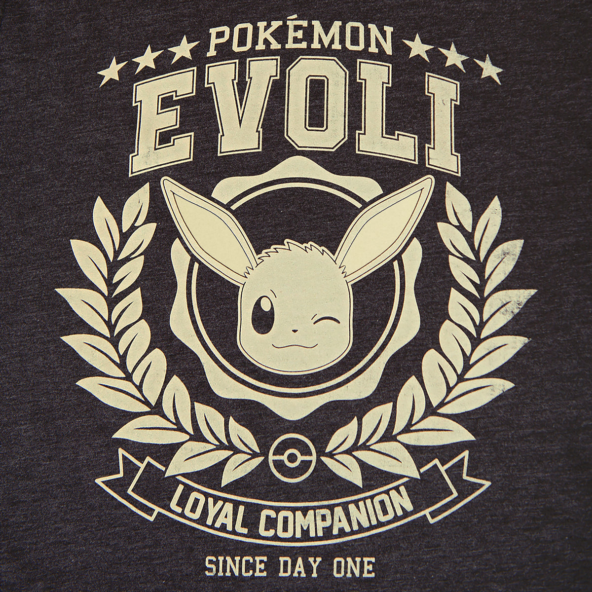Productafbeelding Pokemon - Eevee Loyal Companion T-shirt grijs