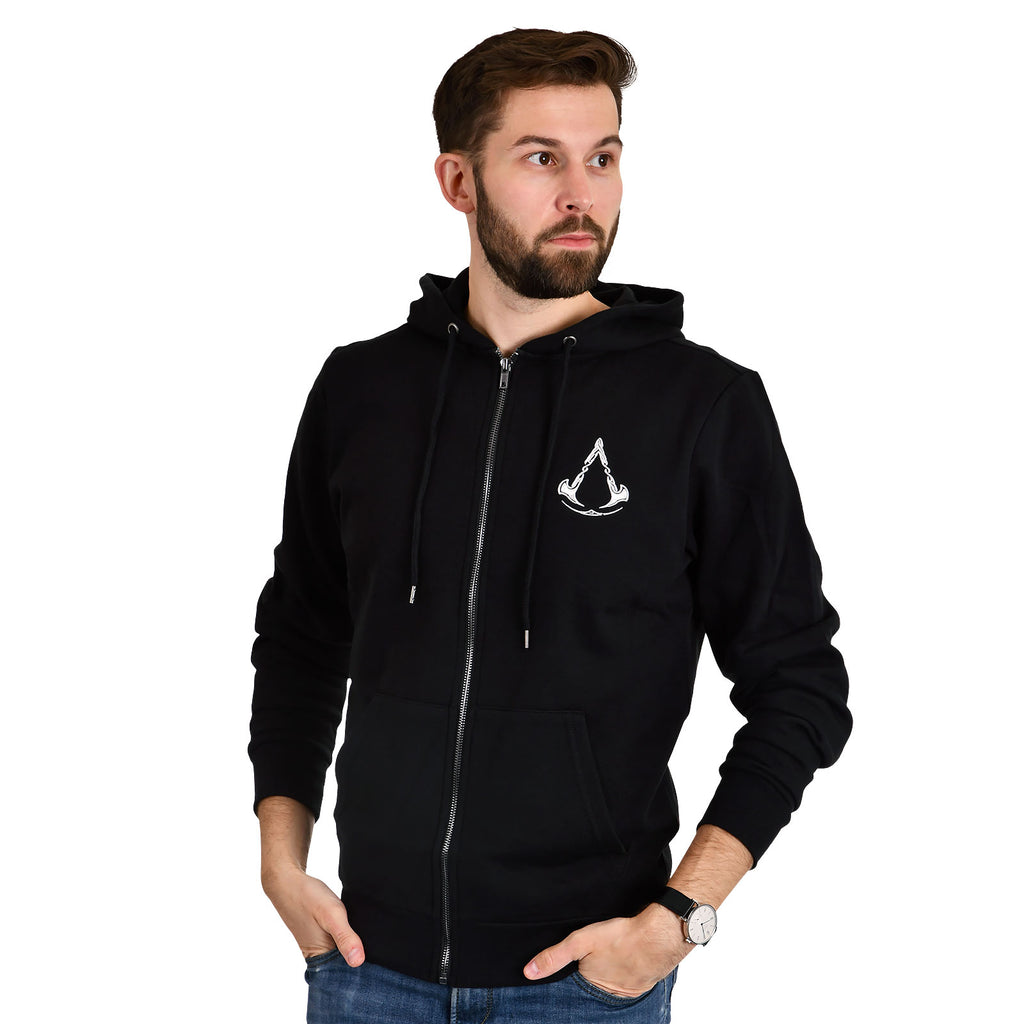 Productafbeelding Assassin's Creed - Valhalla Crest Banner Hoodie zwart