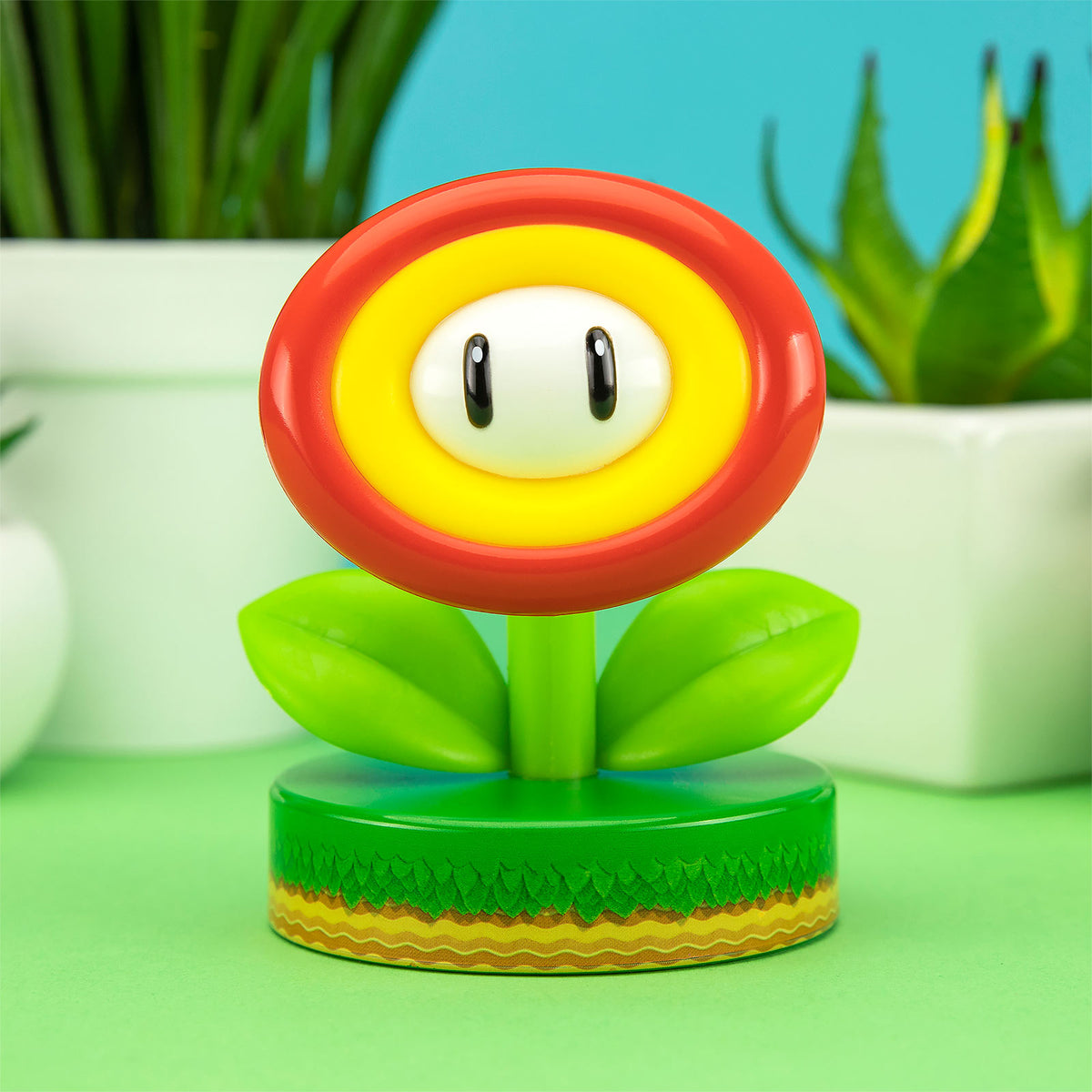 Productafbeelding Super Mario - Vuurbloem Pictogrammen 3D Tafellampje