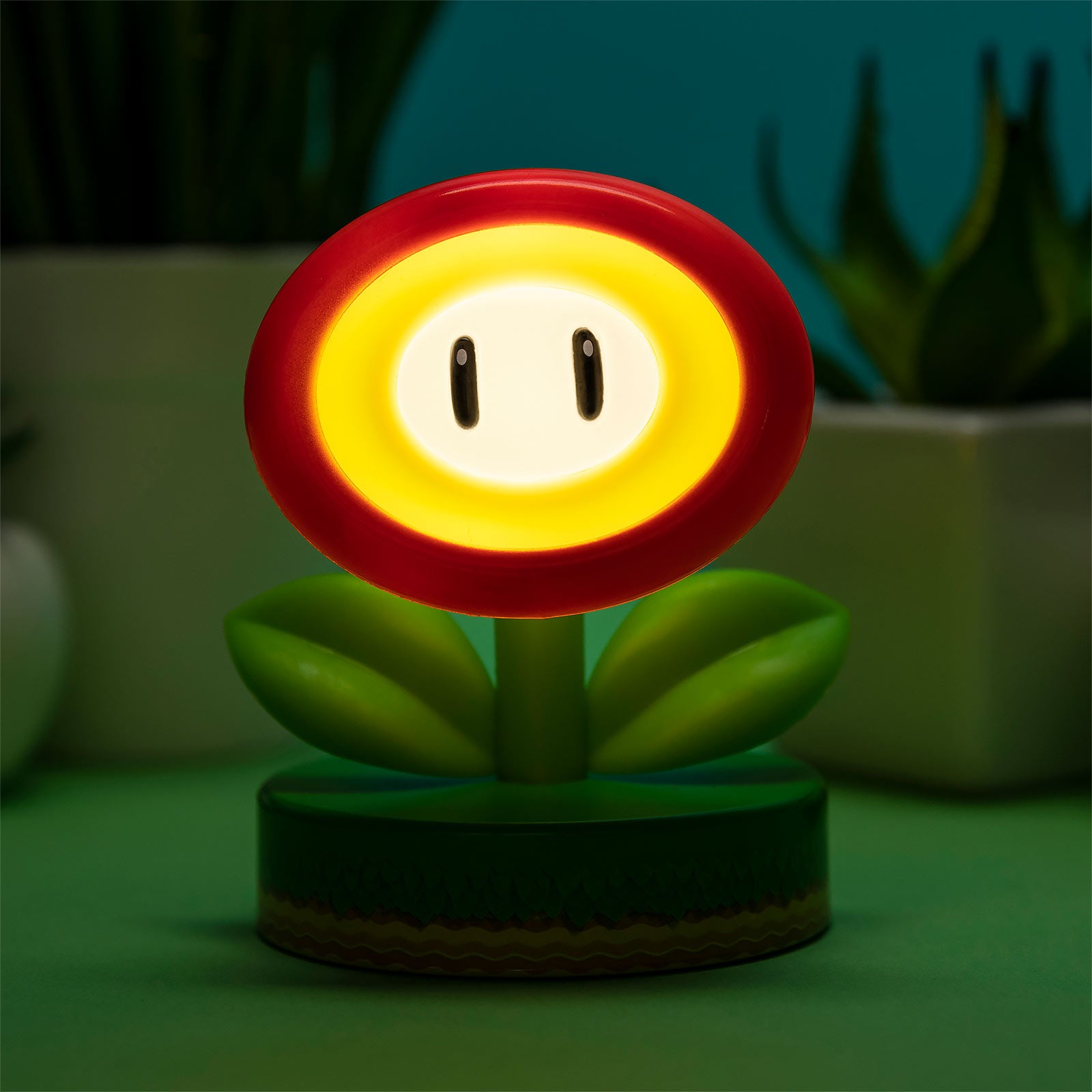Productafbeelding Super Mario - Vuurbloem Pictogrammen 3D Tafellampje