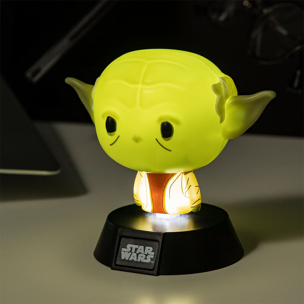 Productafbeelding Star Wars - Yoda Pictogrammen 3D Tafellamp