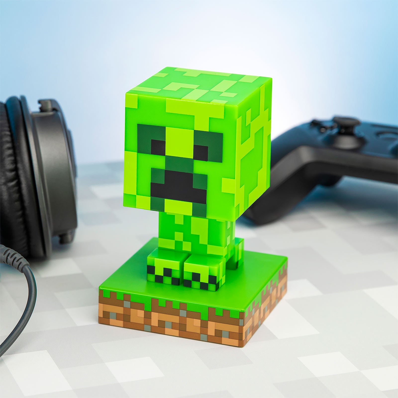 Productafbeelding Minecraft - Creeper Icons 3D Tafellamp