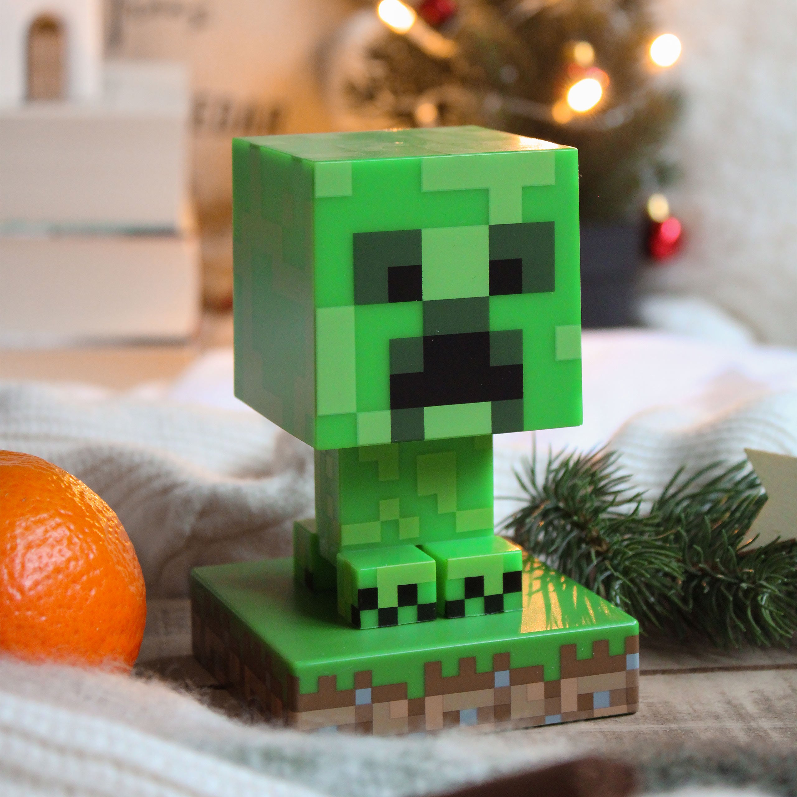 Productafbeelding Minecraft - Creeper Icons 3D Tafellamp