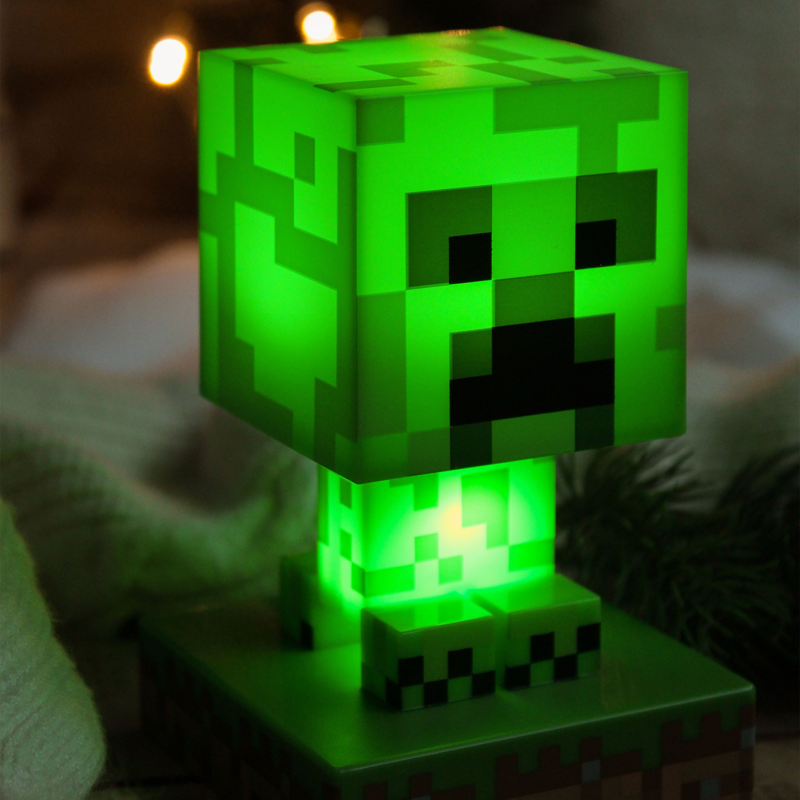 Productafbeelding Minecraft - Creeper Icons 3D Tafellamp