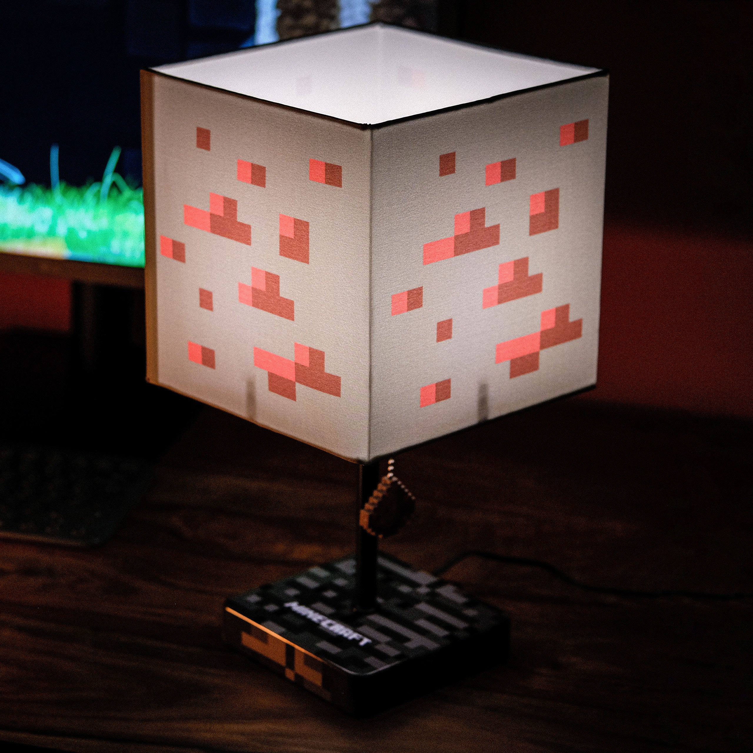 Productafbeelding Minecraft - Redstone Blok Tafellamp