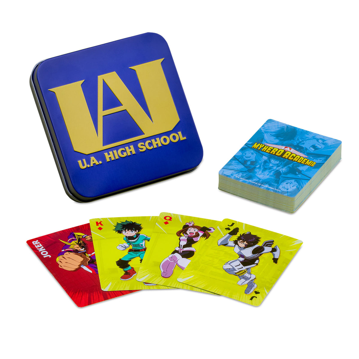 Productafbeelding My Hero Academia Speelkaarten in Metalen Doos