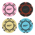 Productafbeelding James Bond - Casino Royale Poker Chip Onderzetters Set van 4