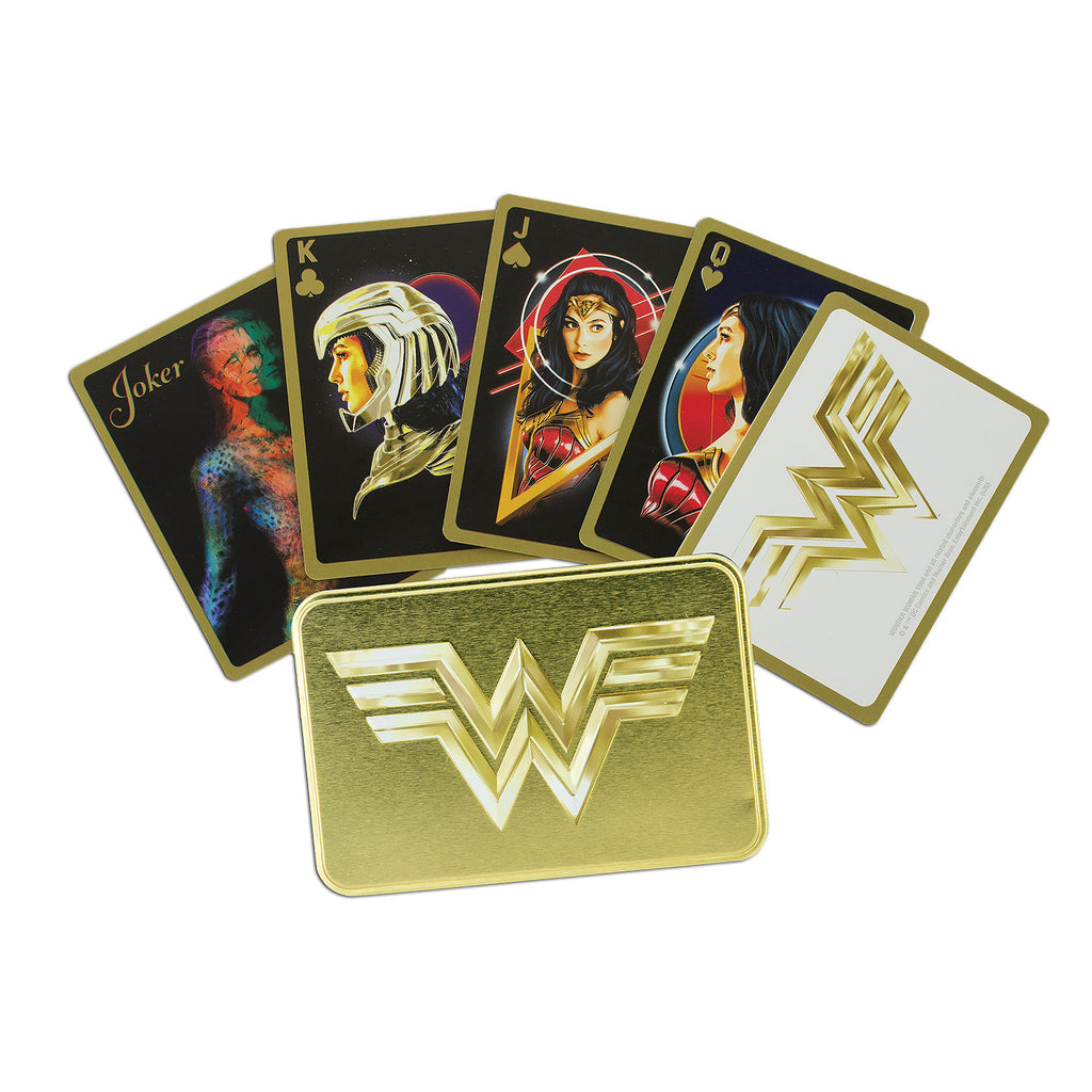 Productafbeelding Wonder Woman Speelkaarten in Metalen Doos