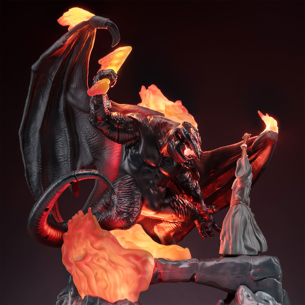 Productafbeelding Heer der Ringen - Balrog vs. Gandalf Tafellamp