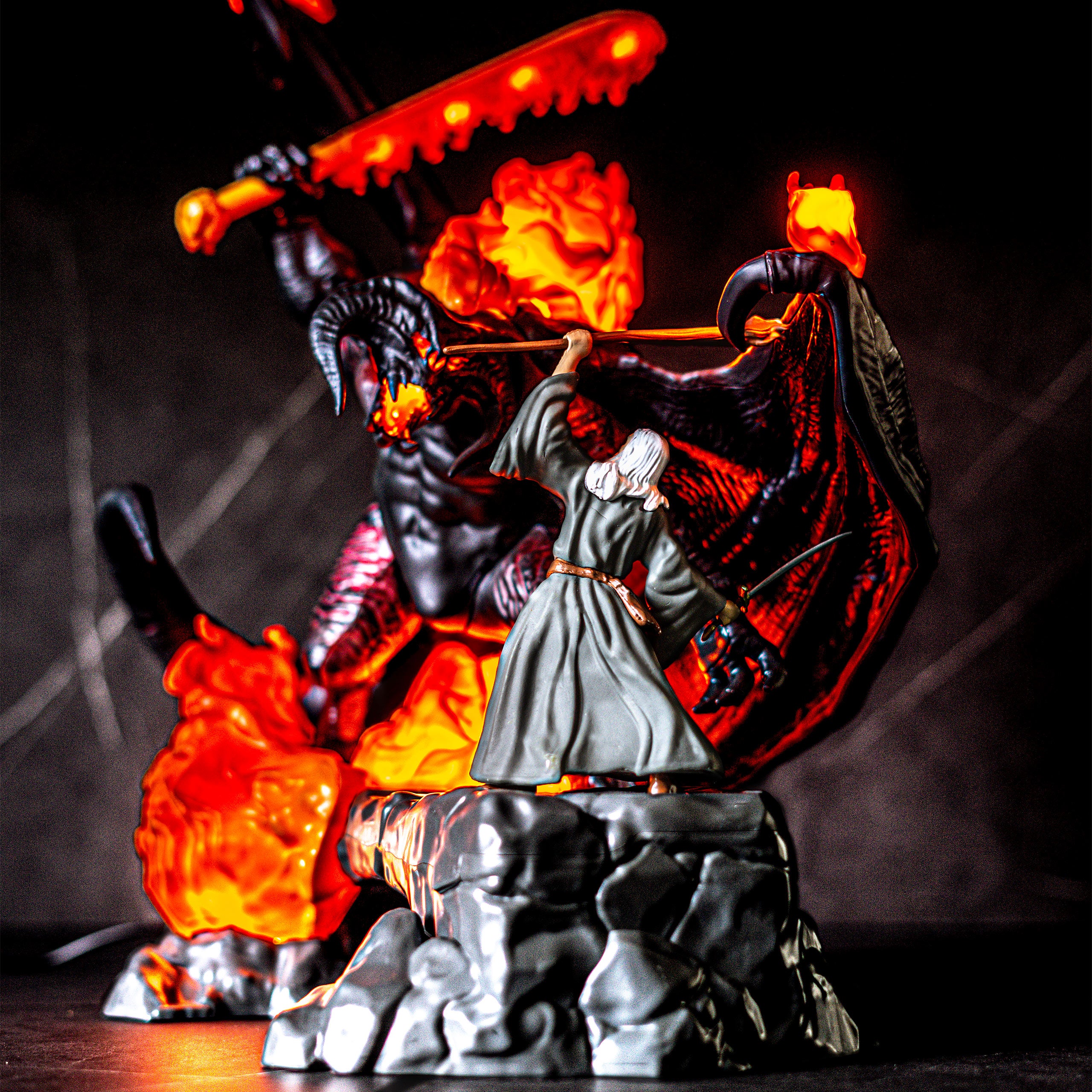 Productafbeelding Heer der Ringen - Balrog vs. Gandalf Tafellamp