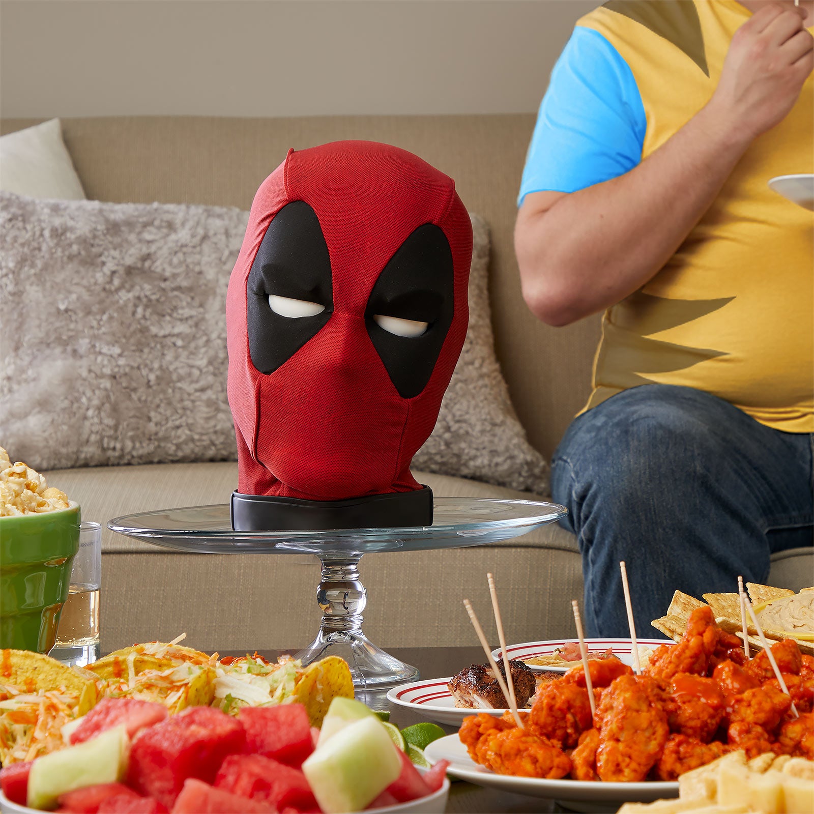 Productafbeelding Deadpool - Interactief Premium Hoofd 28 cm