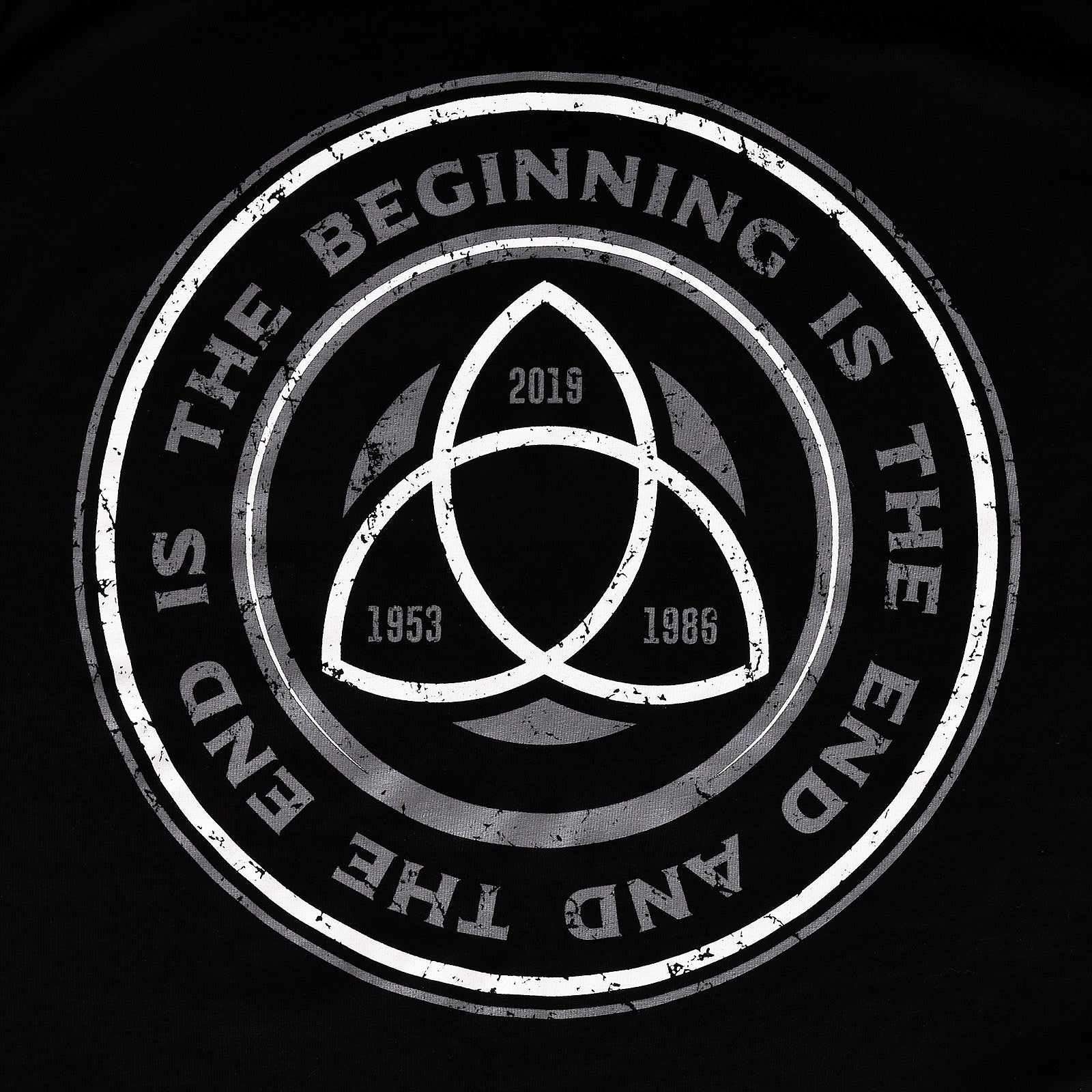 Productafbeelding Beginning & End T-Shirt voor Dark Fans zwart