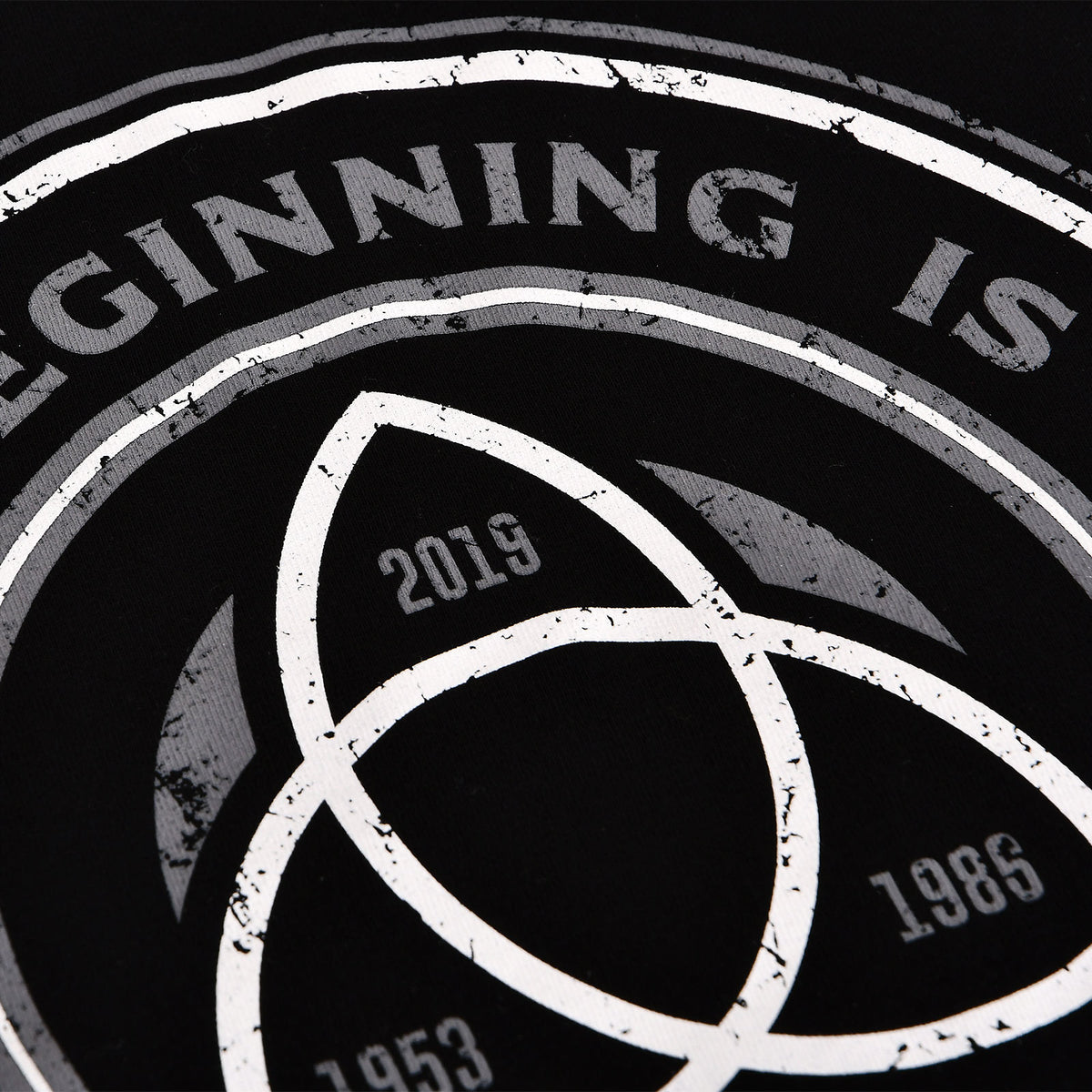 Productafbeelding Beginning & End T-Shirt voor Dark Fans zwart
