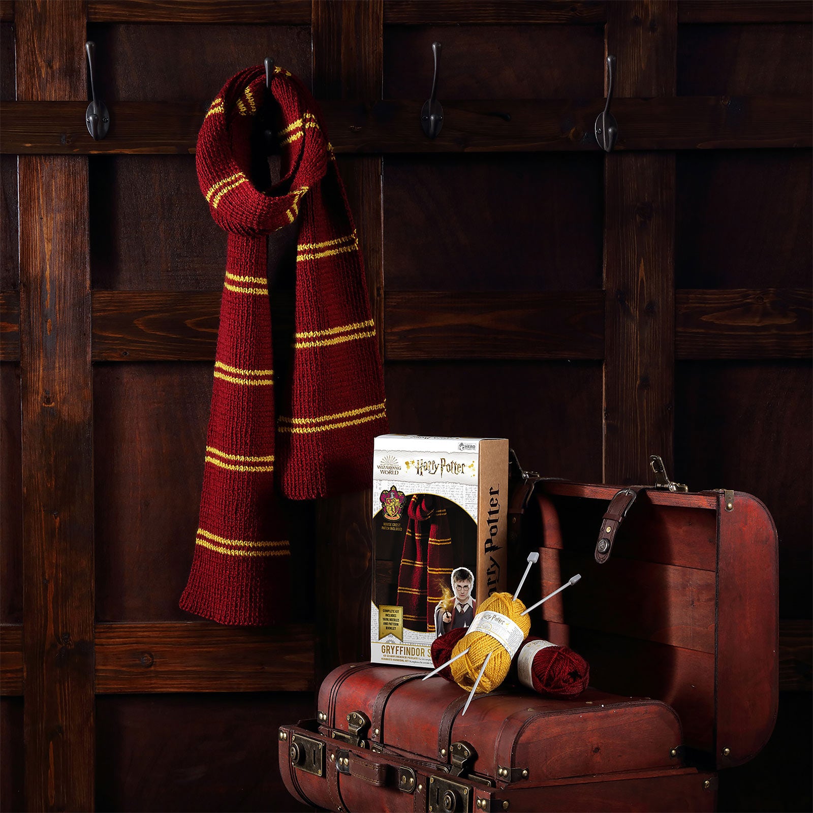 Productafbeelding Harry Potter - Gryffindor Sjaal Breiset