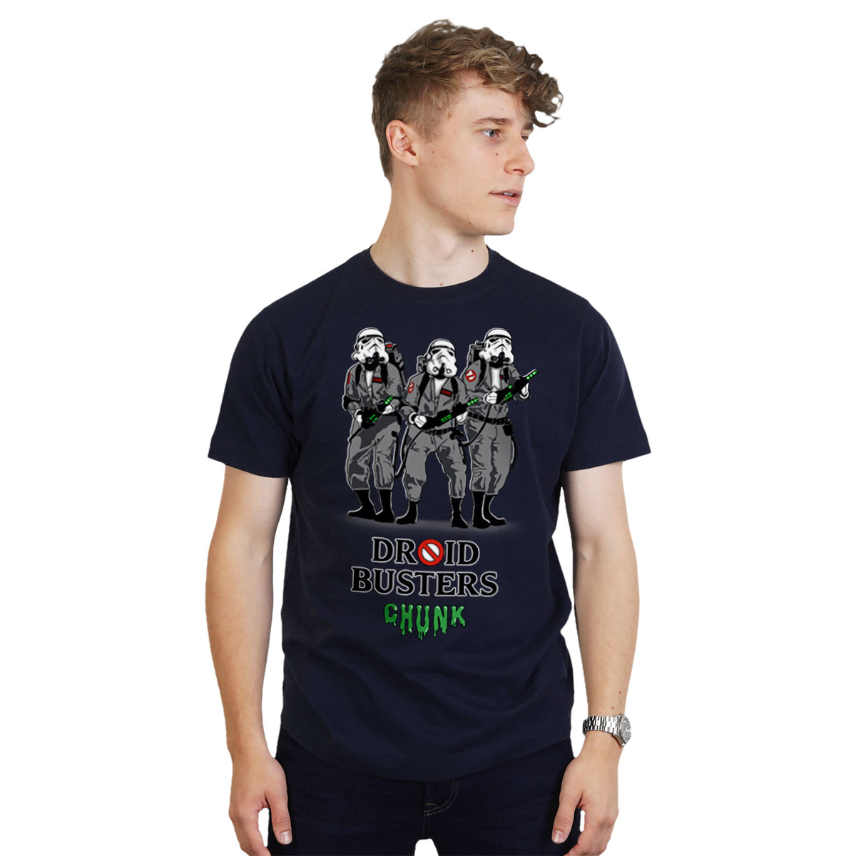 Productafbeelding Droidbusters T-shirt voor Star Wars Fans blauw