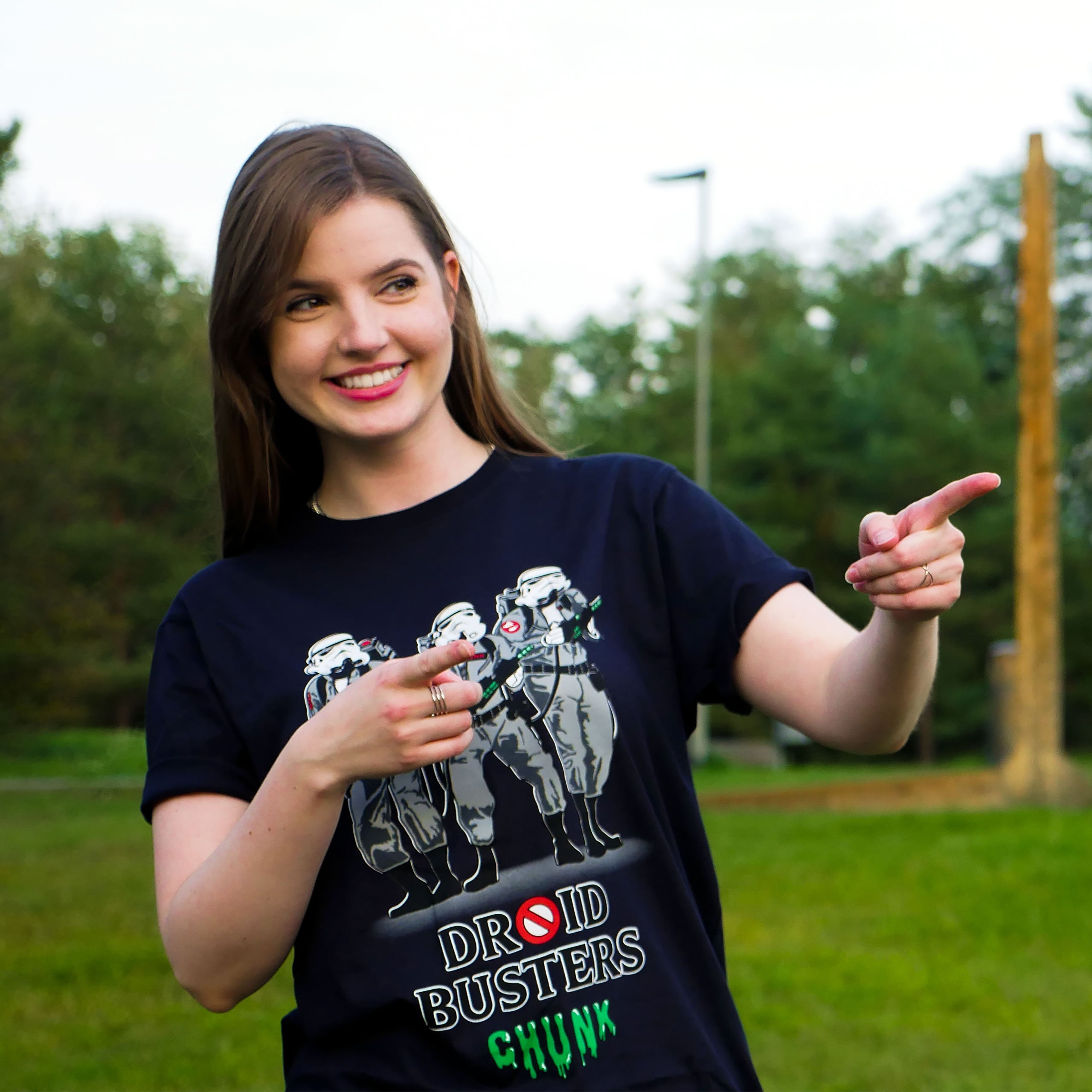 Productafbeelding Droidbusters T-shirt voor Star Wars Fans blauw