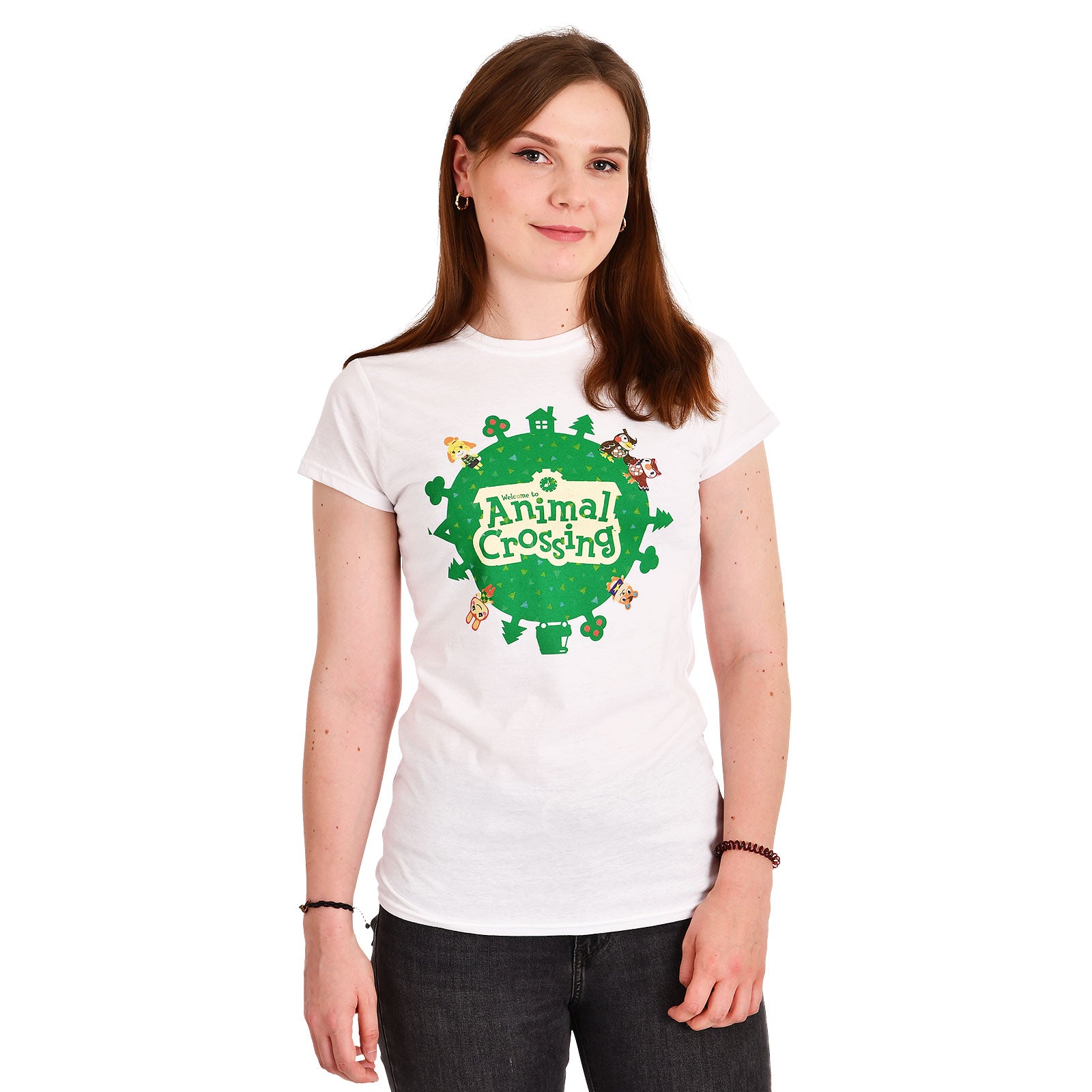 Productafbeelding Animal Crossing - Logo T-Shirt Dames wit
