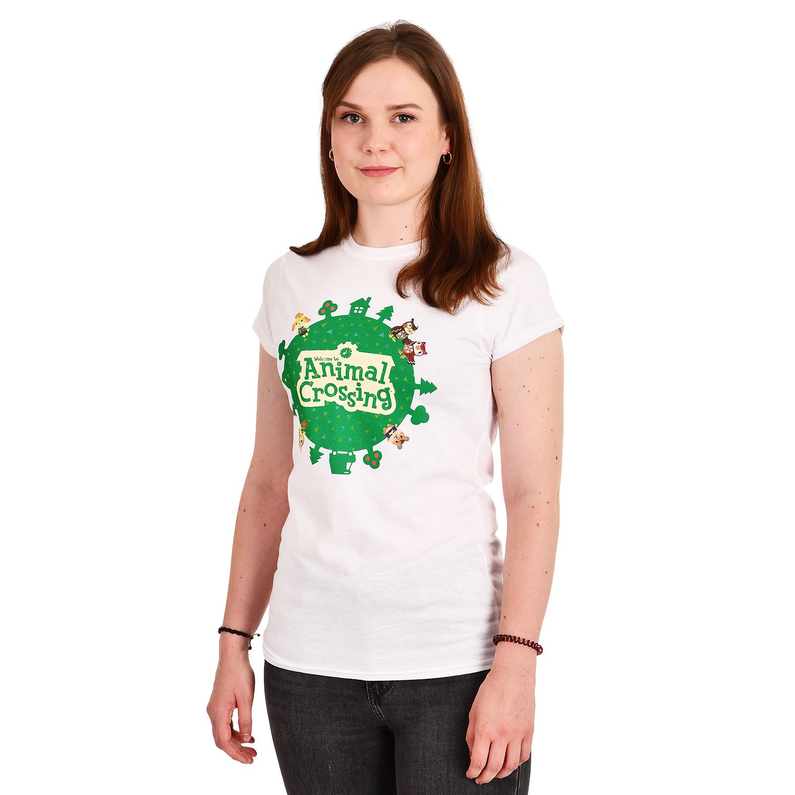 Productafbeelding Animal Crossing - Logo T-Shirt Dames wit