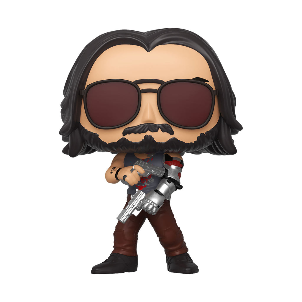 Productafbeelding Cyberpunk 2077 - Johnny Silverhand met wapen Funko Pop Figuur