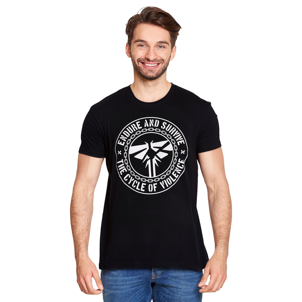 Productafbeelding Endure and Survive T-shirt voor The Last of Us fans zwart