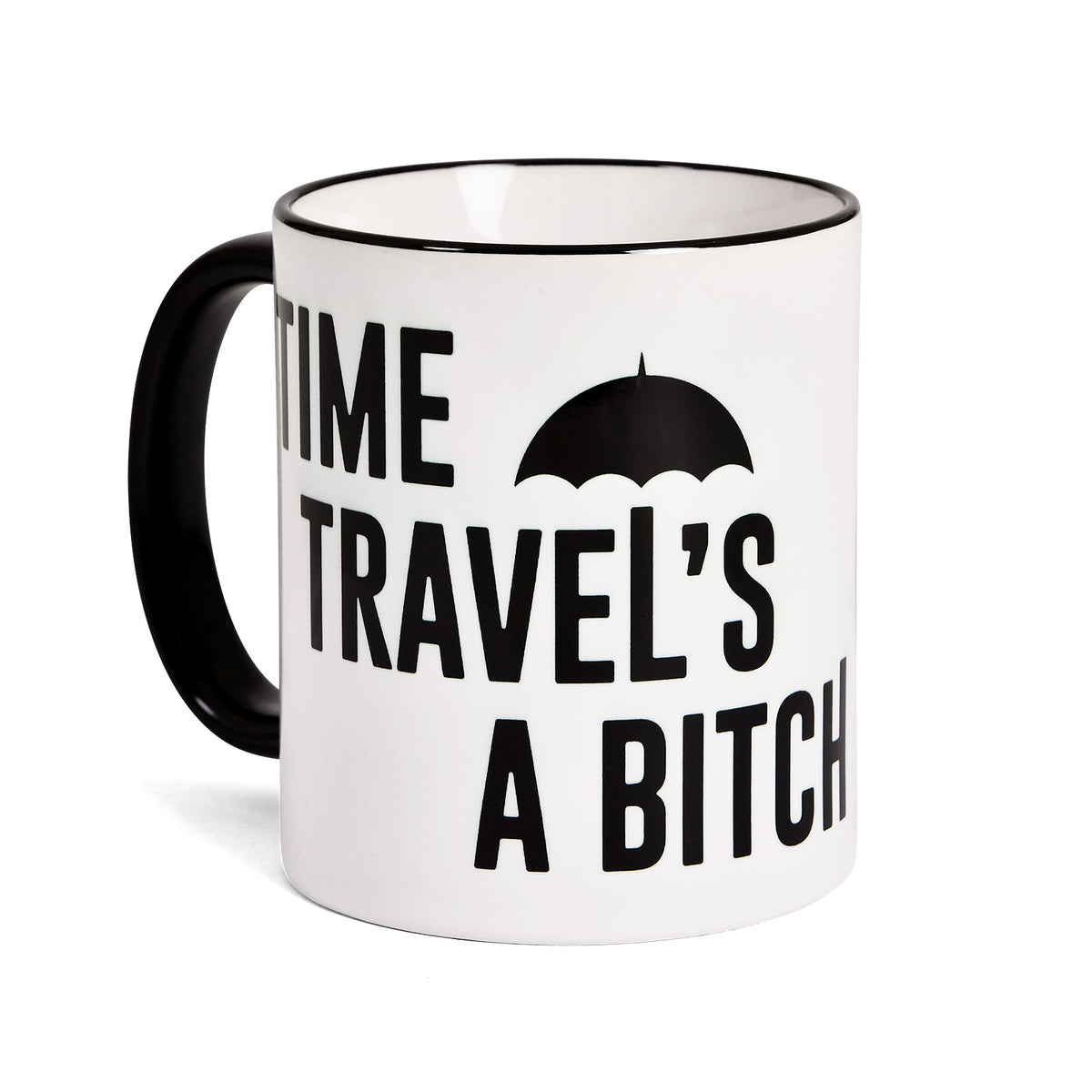 Productafbeelding Time Travel's a Bitch mok voor The Umbrella Academy fans